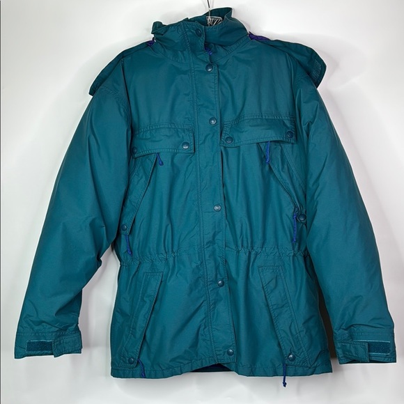 Vintage REI Green 3-in-1 Down Lined Winter Jacket Size 14 Women's - Picture 1 of 15